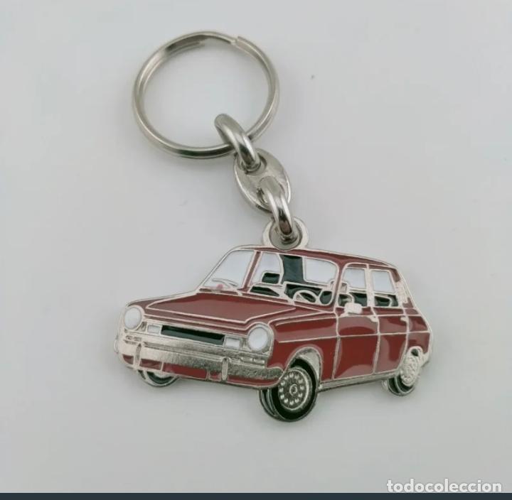 Coleccionismo de llaveros: llavero simca 1200 granate