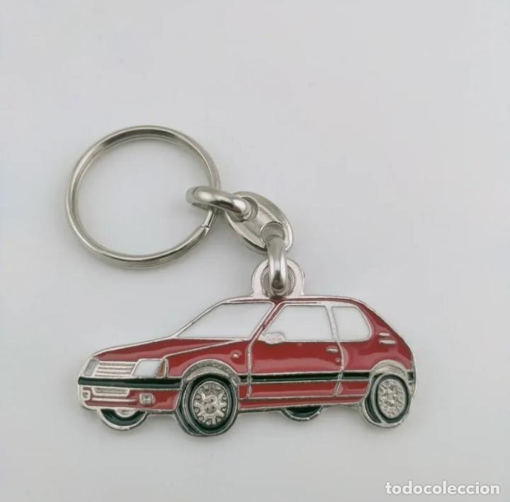 Coleccionismo de llaveros: llavero peugeot 205 rojo