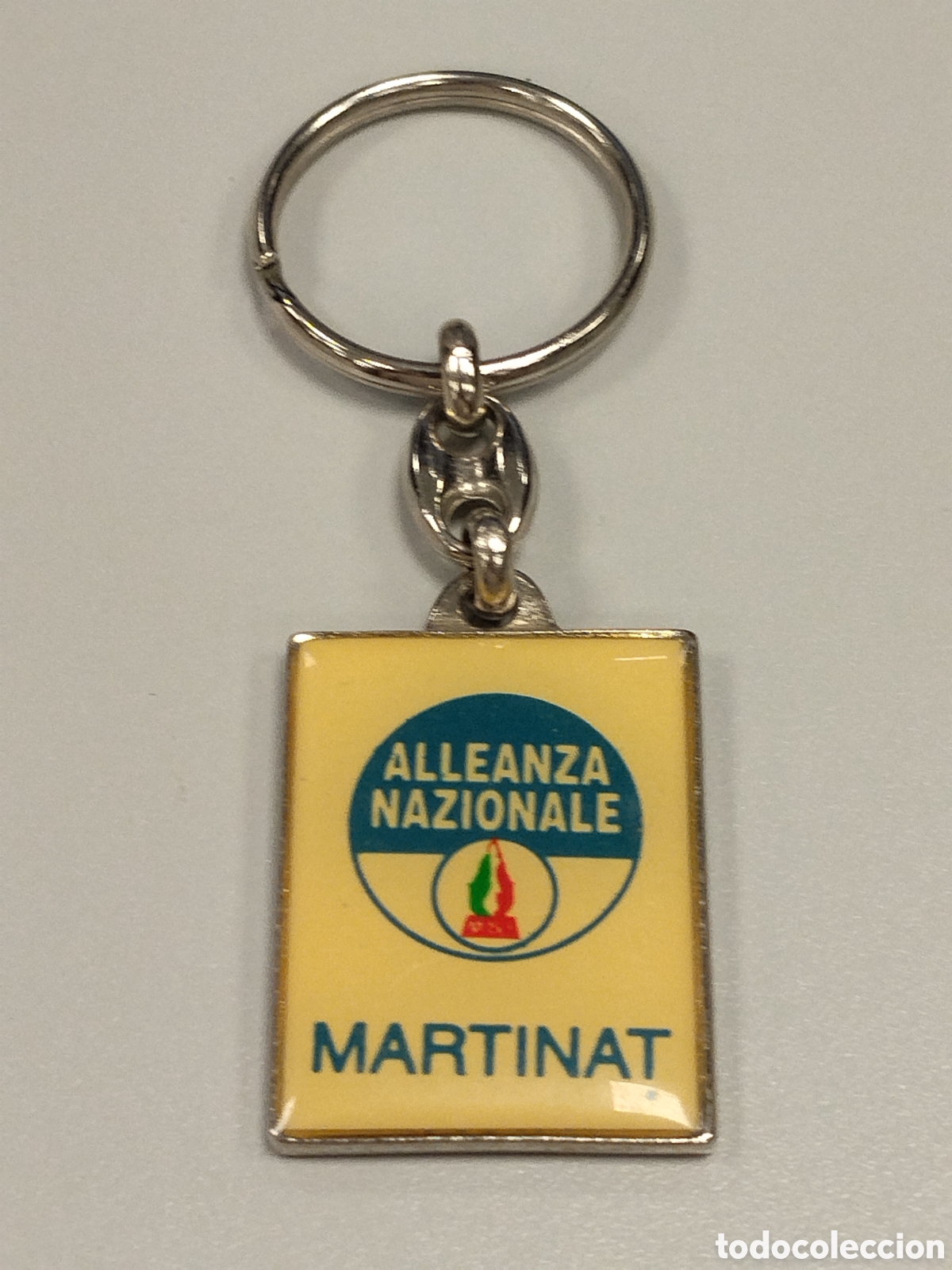 Collection of Keychains: Llavero pol&iacute;tico transici&oacute;n italiano msi.nacional revolucionario.fuerza nueva.frente nacional.le pen