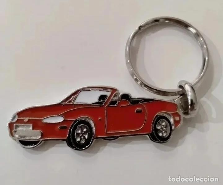 Coleccionismo de llaveros: llavero mazda mx-5 rojo