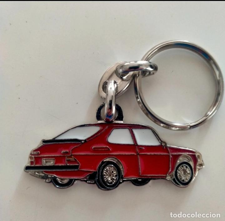 Coleccionismo de llaveros: llavero saab 900 granate