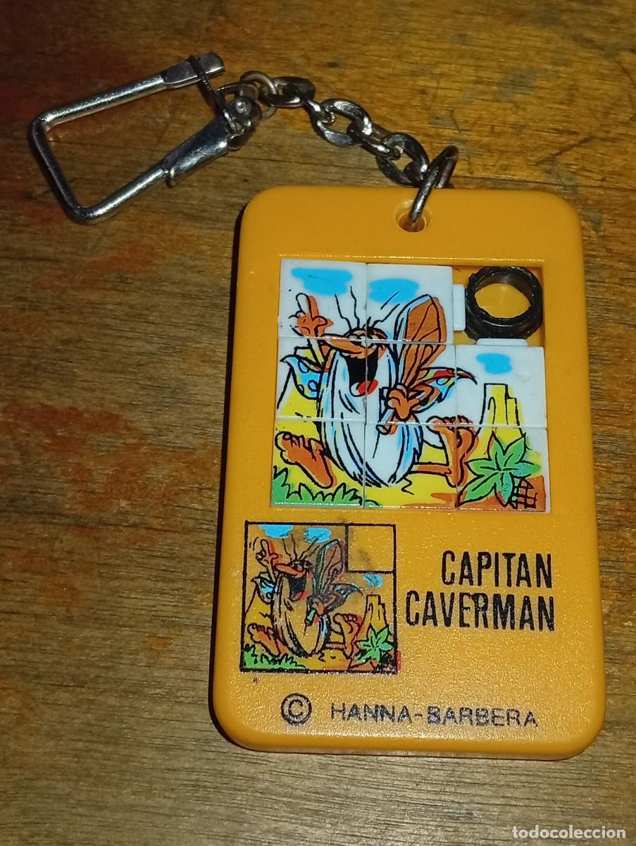 Coleccionismo de llaveros: ANTIGUO PUZZLE LABERINTO CAPITAN CAVERMAN HANNA-BARBERA VINTAGE A&Ntilde;OS 80