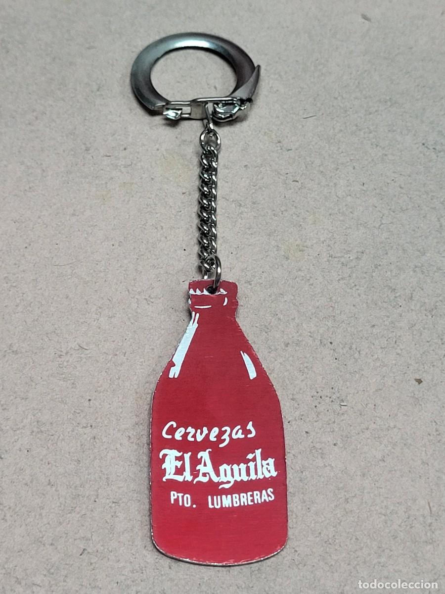 Coleccionismo de llaveros: LLAVERO PUBLICIDAD CERVEZA EL AGUILA PUERTO LUMBRERAS MURCIA