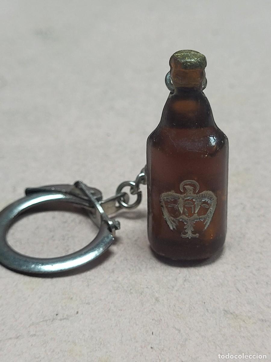 Coleccionismo de llaveros: LLAVERO BOTELLA MINIATURA PUBLICIDAD CERVEZA EL AGUILA