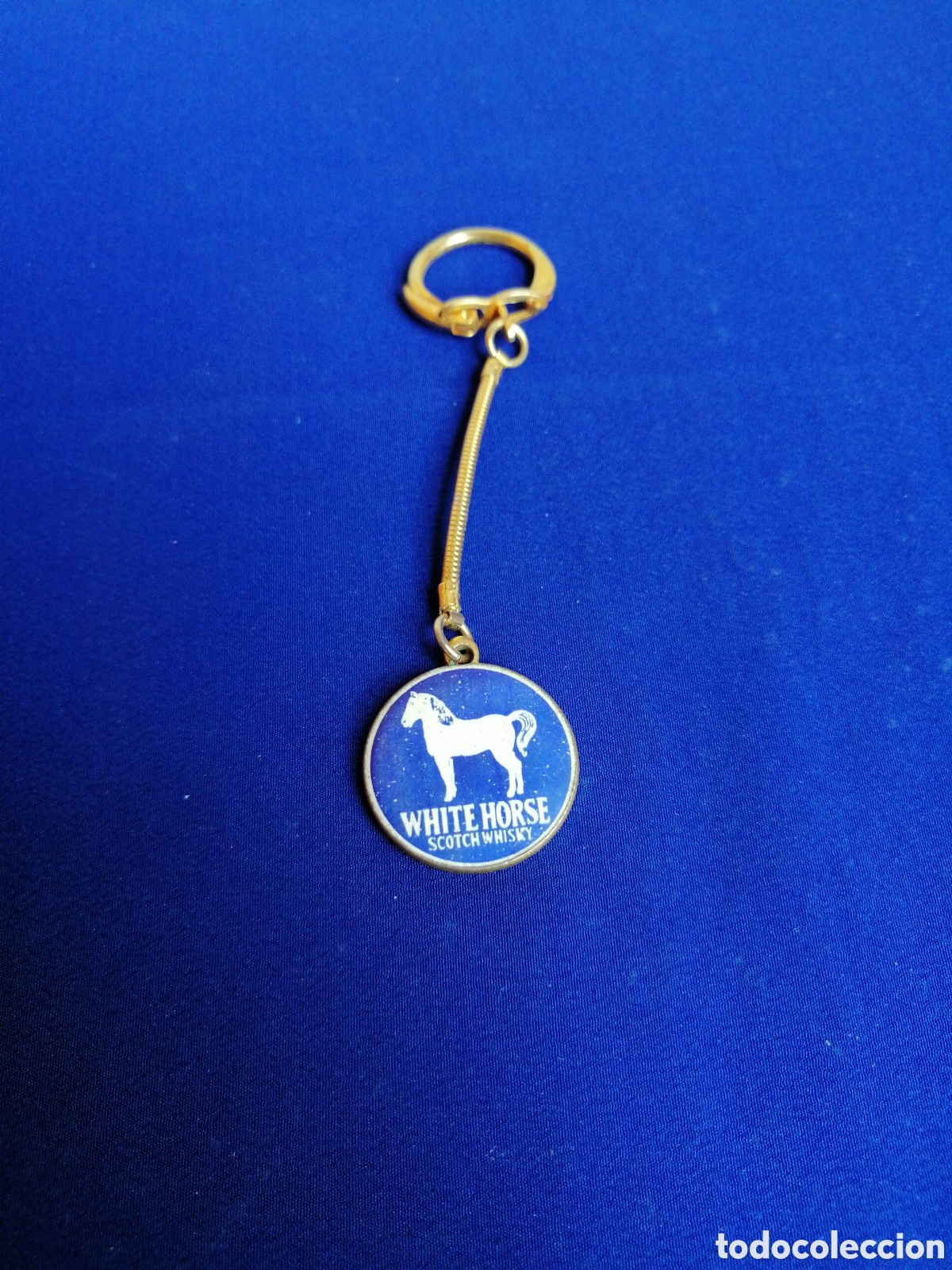 Colecionismo de porta-chaves: WHITE HORSE SCOTH WHYSKY LLAVERO PUBLICIDAD ANTIGUO