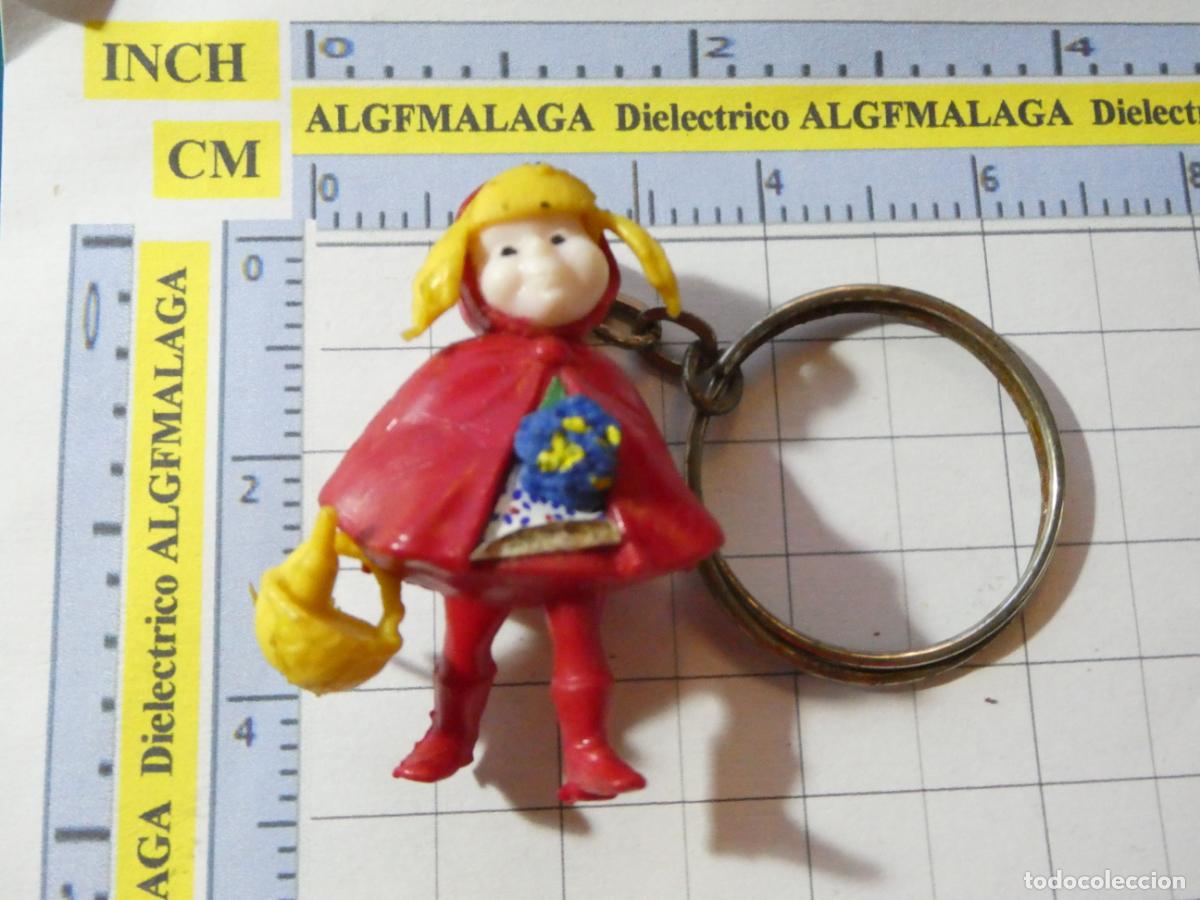 Coleccionismo de llaveros: LLAVERO DE FIGURITAS MINIATURAS. DIBUJOS ANIMADOS CUENTOS CAPERUCITA ROJA