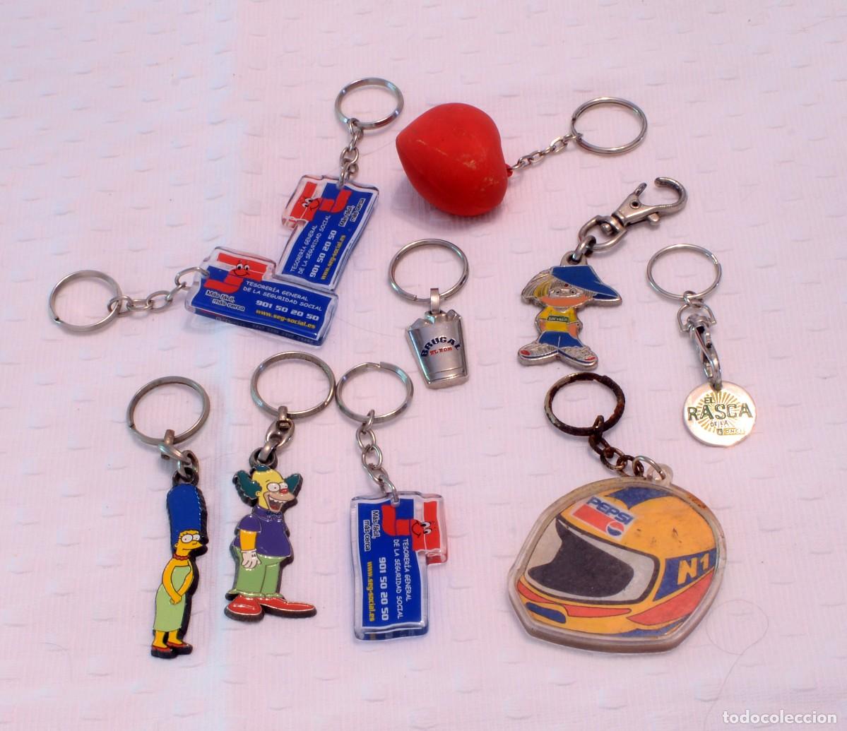 Coleccionismo de llaveros: LOTE DE LLAVEROS, VINTAGE, COLECCI&Oacute;N