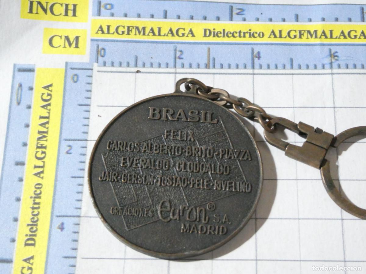 Coleccionismo de llaveros: LLAVERO DE DEPORTES. F&Uacute;TBOL. MUNDIAL COPA DEL MUNDO MEXICO 70 1970 ALINEACI&Oacute;N BRASIL ITALIA