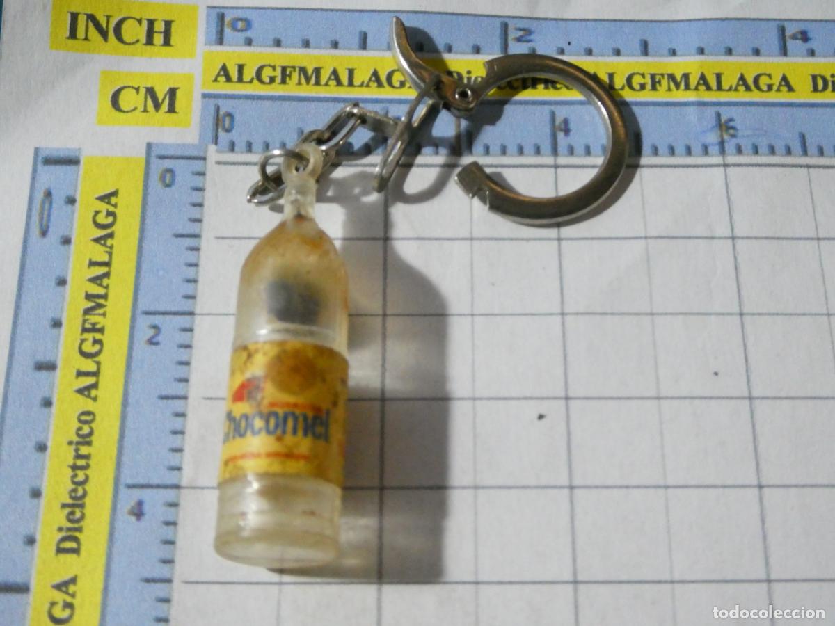 Coleccionismo de llaveros: LLAVERO DE FIGURITAS MINIATURAS. BOTELLA BATIDO CHOCOLATE CHOCOMEL