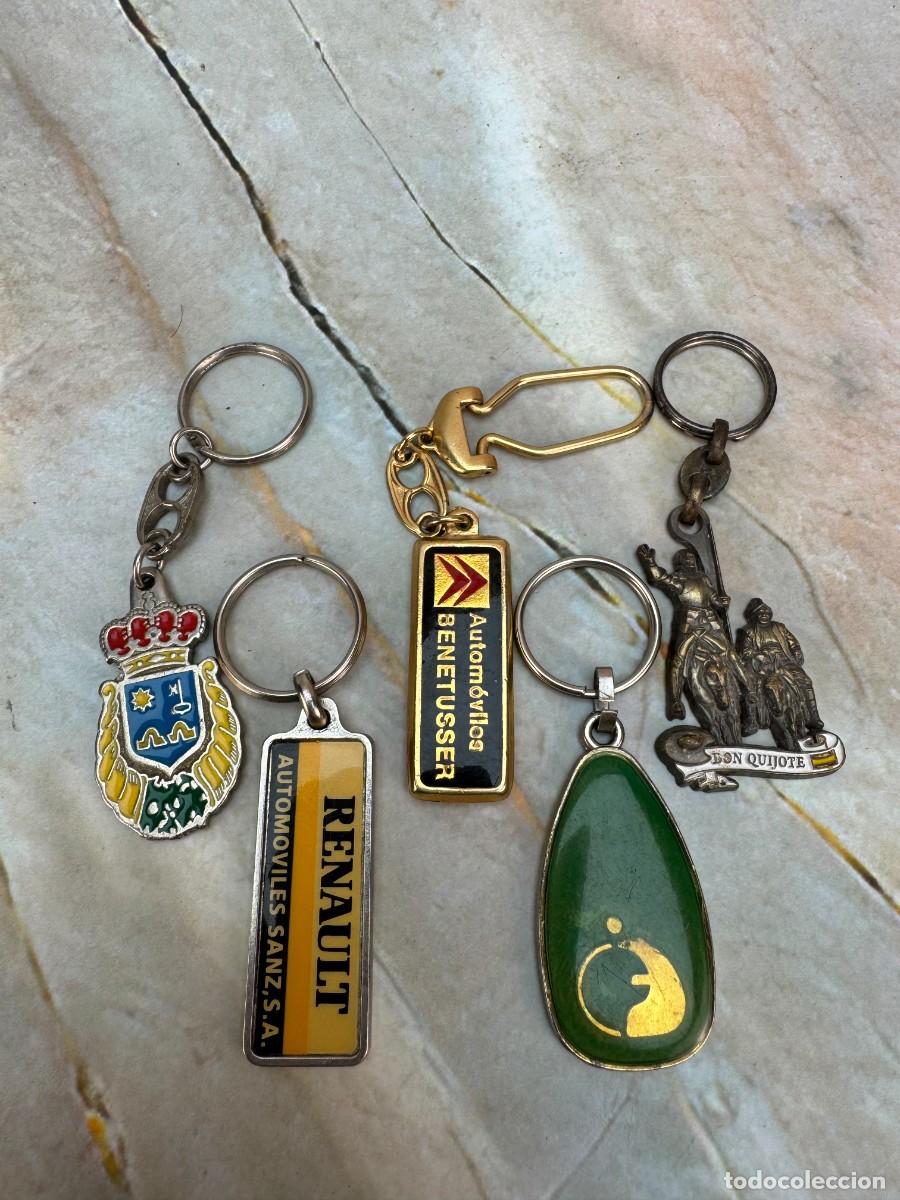Coleccionismo de llaveros: Lote de llaveros vintage | Llaveros publicitarios y de recuerdo europeos | Renault, Benet&uacute;sser, Don