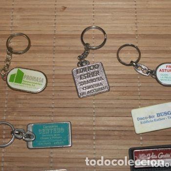Coleccionismo de llaveros: LOTE, 11 LLAVEROS COMERCIALES, LA MAYORIA DE AVILES