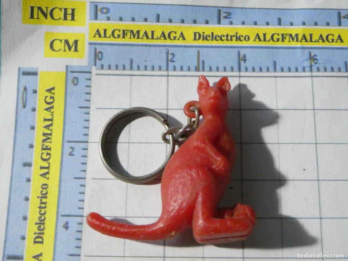 Coleccionismo de llaveros: LLAVERO DE FIGURITAS MINIATURAS. ANIMALES CANGURO ROJO