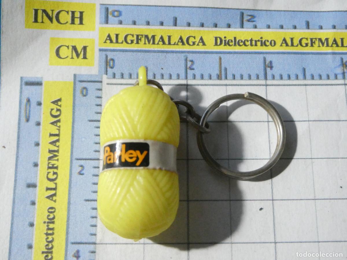 Coleccionismo de llaveros: LLAVERO DE FIGURITAS MINIATURAS. OVILLO HILO LANA PARLEY