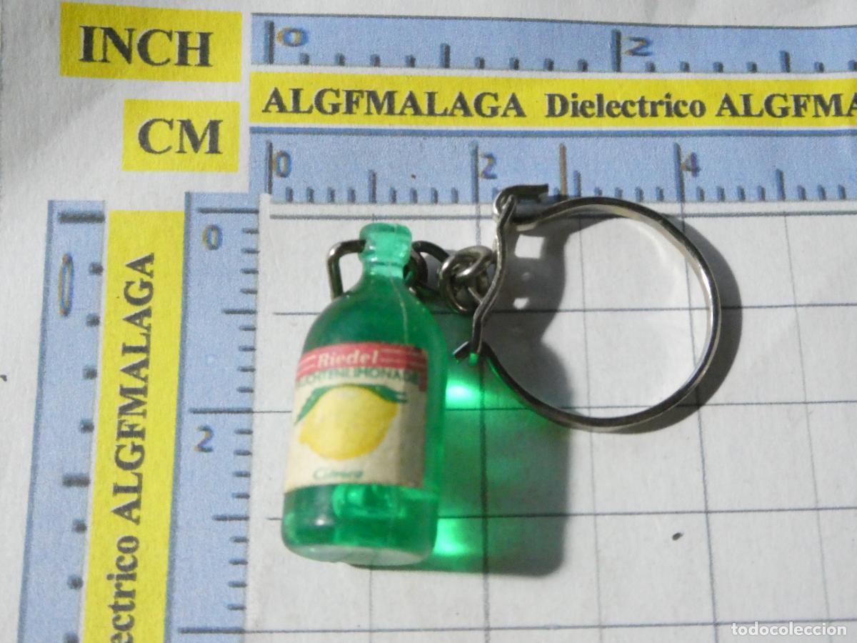 Coleccionismo de llaveros: LLAVERO DE FIGURITAS MINIATURAS. BOTELLA BEBIDA LIMONADA RIEDEL