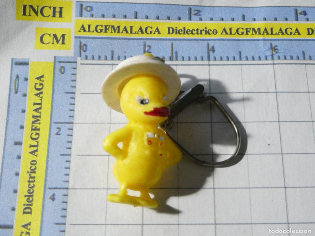 Coleccionismo de llaveros: LLAVERO DE FIGURITAS MINIATURAS. POLLITO AMARILLO PERSONAJE A DETERMINAR