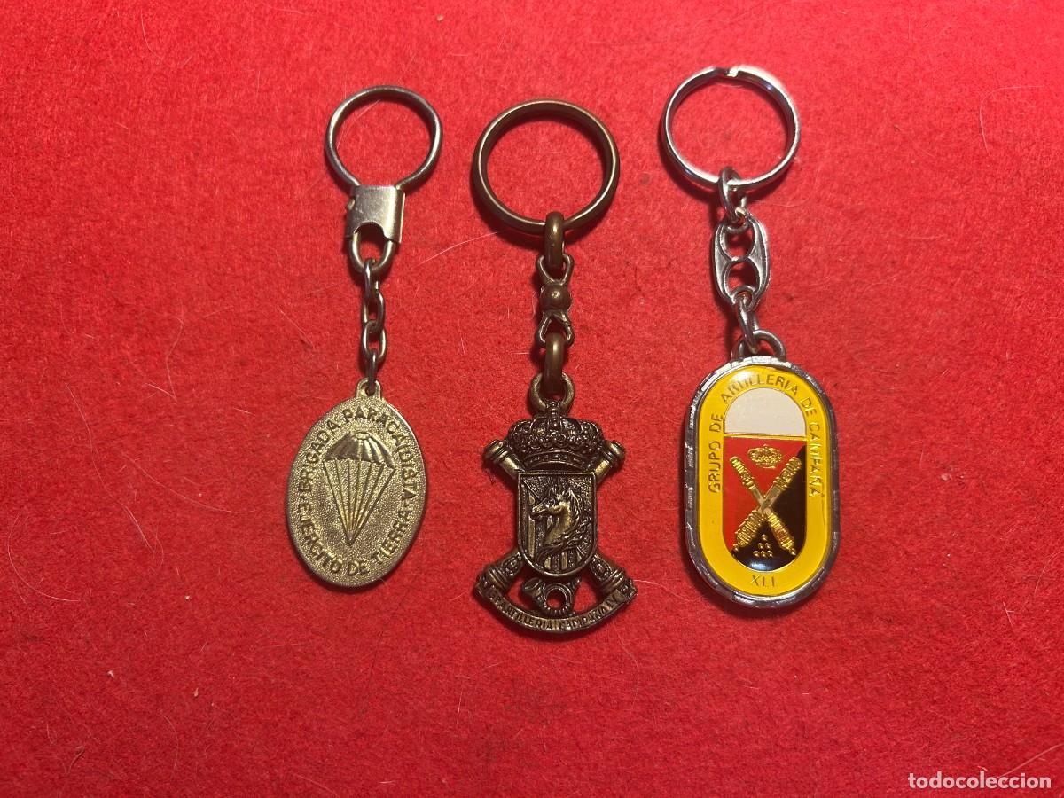 Coleccionismo de llaveros: llavero militar grupo de artilleria de campa&ntilde;a XLI - brigada paracaidista - artilleria de campa&ntilde;a IV