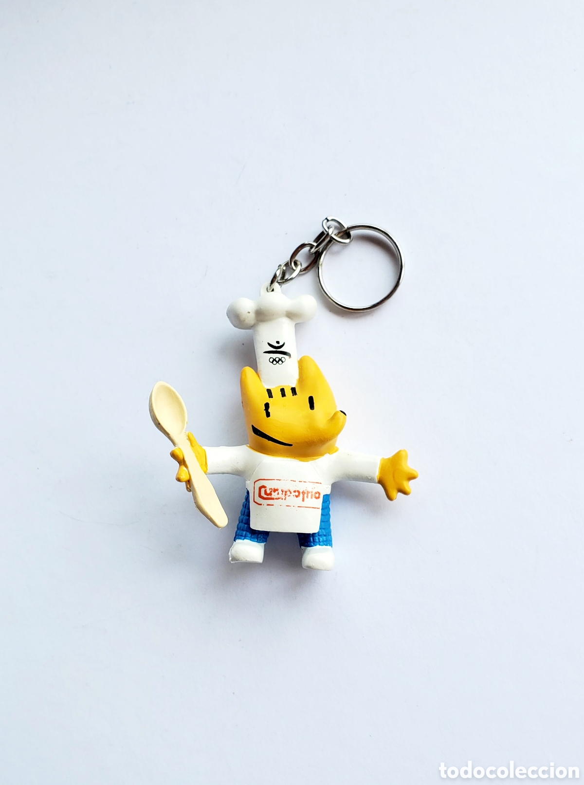 Coleccionismo de llaveros: Figura LLAVERO PVC COBI COCINERO CAMPOFRIO. JJOO BARCELONA'92.