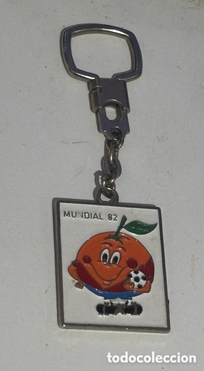 Coleccionismo de llaveros: Llavero Metal Naranjito Mundial 82 Espa&ntilde;a Vintage - Keychain World Cup 1982