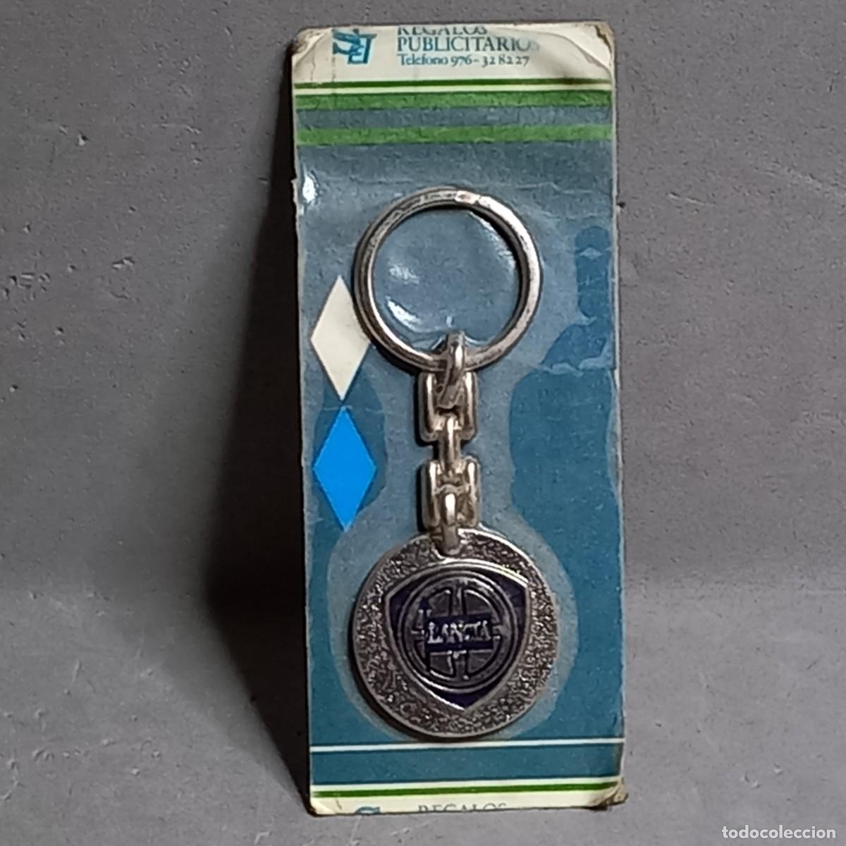 Coleccionismo de llaveros: Antiguo llavero LANCIA, nuevo a estrenar, logo &eacute;poca Delta Integrale, 037, Stratos