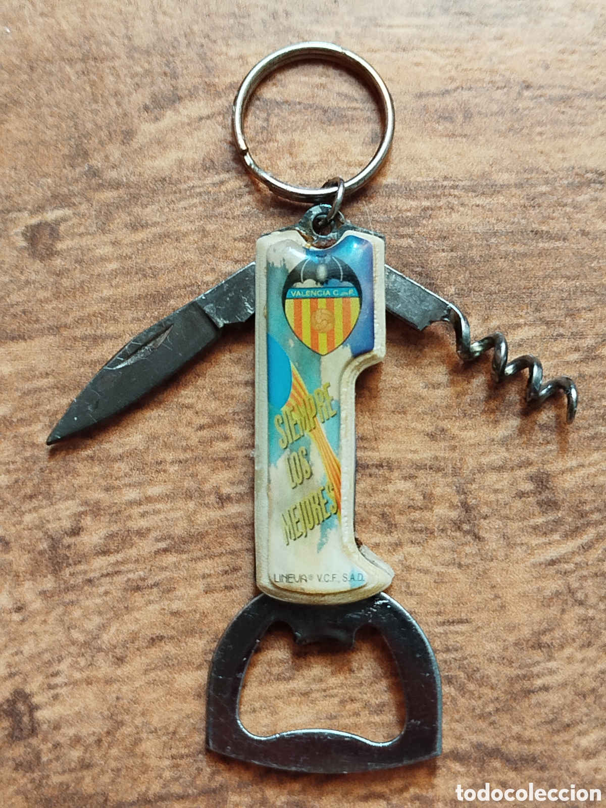 Coleccionismo de llaveros: Llavero Valencia C.F. Siempre los mejores