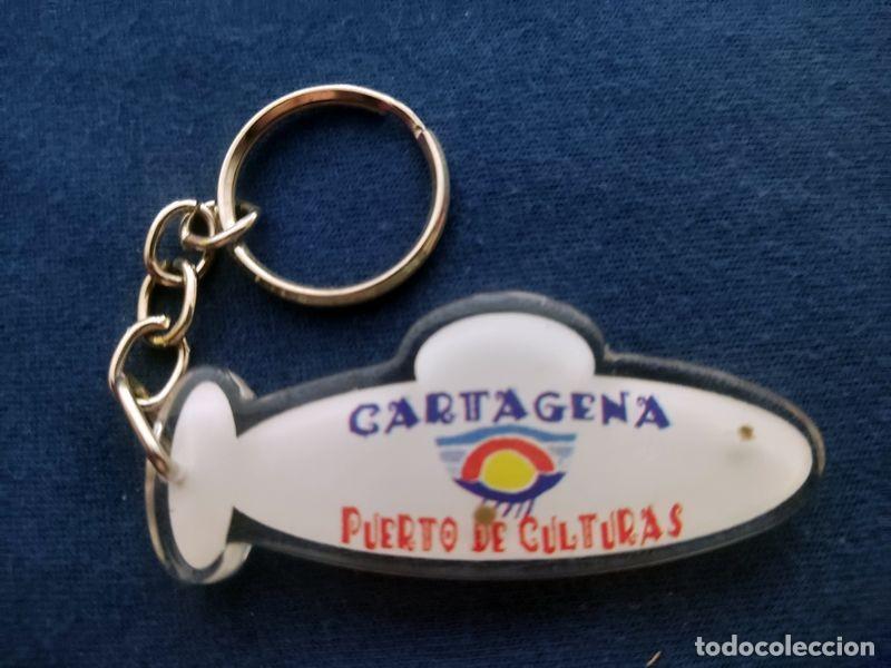 Coleccionismo de llaveros: LLAVERO METACRILATO CARTAGENA PUERTO DE CULTURAS A&Ntilde;OS 80