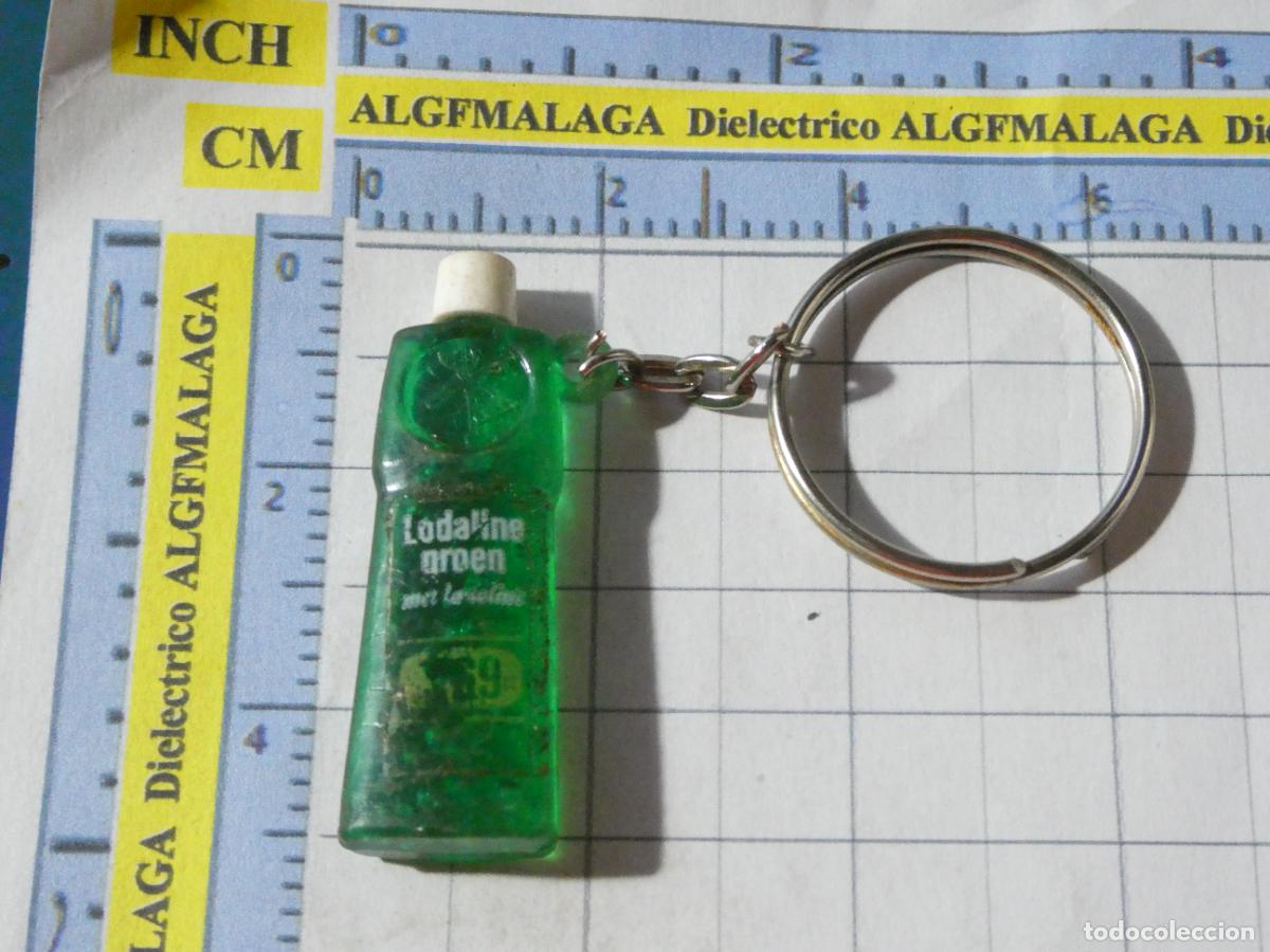 Coleccionismo de llaveros: LLAVERO DE MINIATURAS FIGURITAS. BOTELLA LAVAVAJILLAS LODALINE GROEN