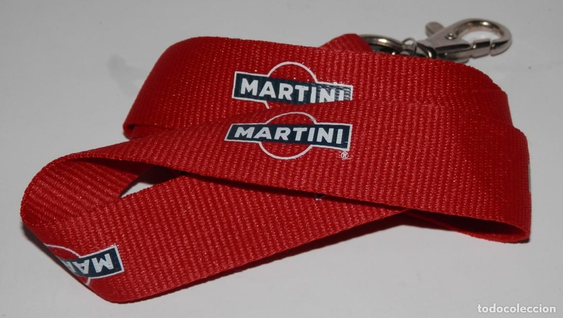 Coleccionismo de llaveros: LLAVERO CINTA DE CUELLO DE LA MARCA MARTINI