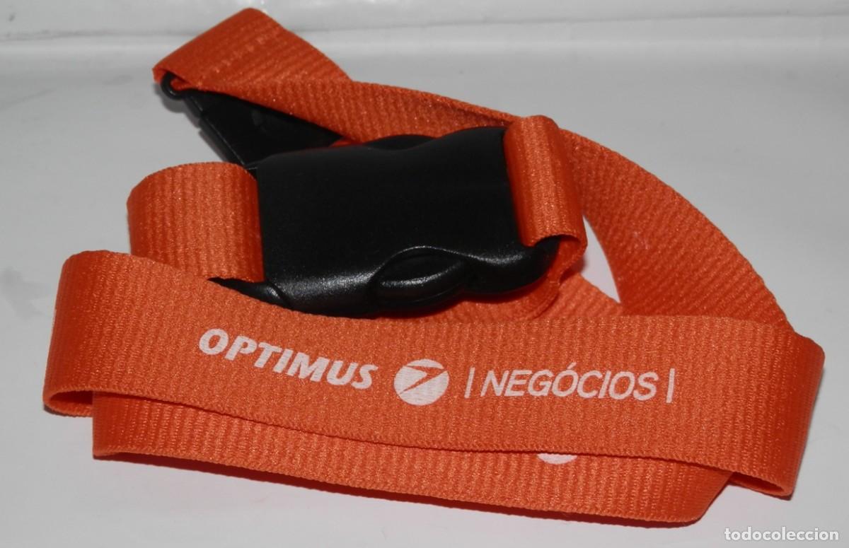 Coleccionismo de llaveros: LLAVERO CINTA DE CUELLO DE LA MARCA OPTIMUS