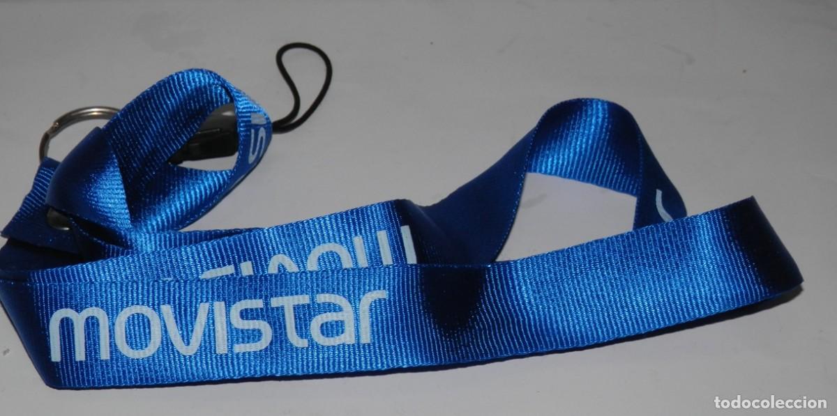 Coleccionismo de llaveros: LLAVERO CINTA DE CUELLO DE LA MARCA MOVISTAR