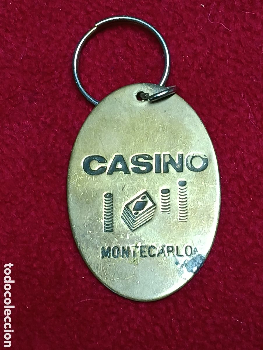 Coleccionismo de llaveros: Llavero Casino Montecarlo. En metal