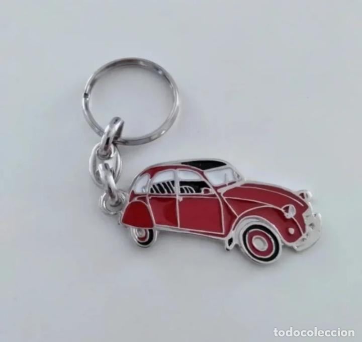 Coleccionismo de llaveros: llavero citroen 2cv rojo