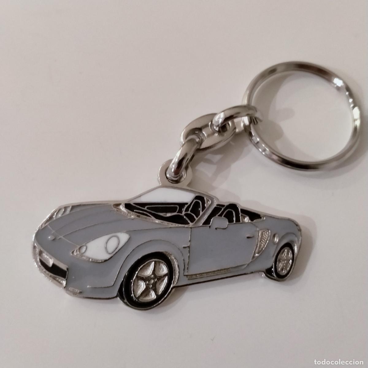 Coleccionismo de llaveros: llavero Toyota MR2 gris