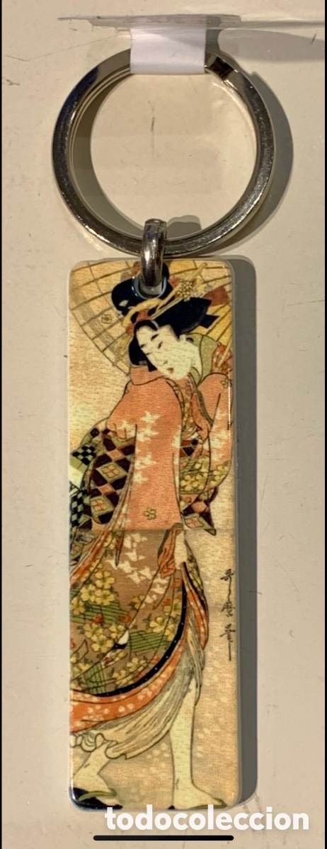 Coleccionismo de llaveros: Llavero. Exposici&oacute;n &ldquo;una historia de amor y guerra. Jap&oacute;n&rdquo;. Porcelana. 2021.