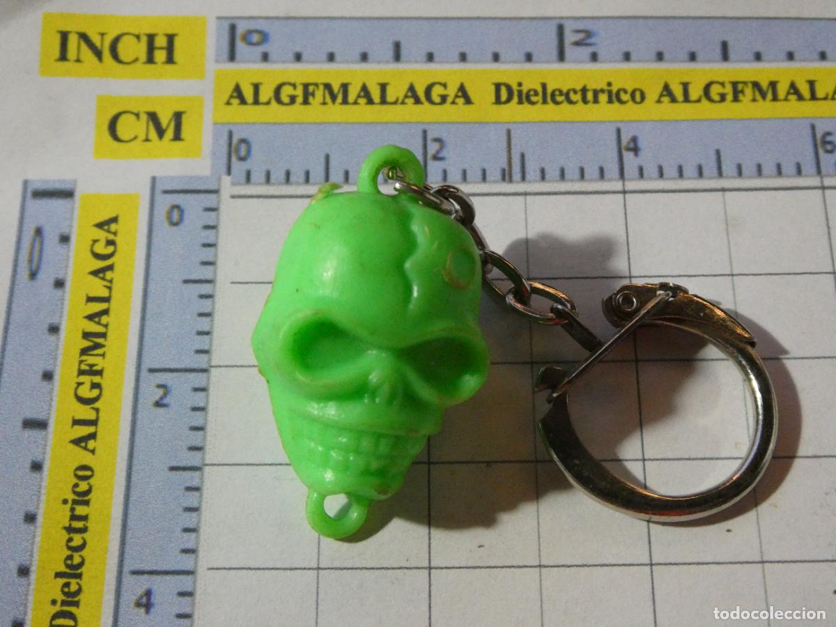 Coleccionismo de llaveros: LLAVERO DE FIGURITAS MINIATURAS. CRANEO CALAVERA MUERTE ALIEN