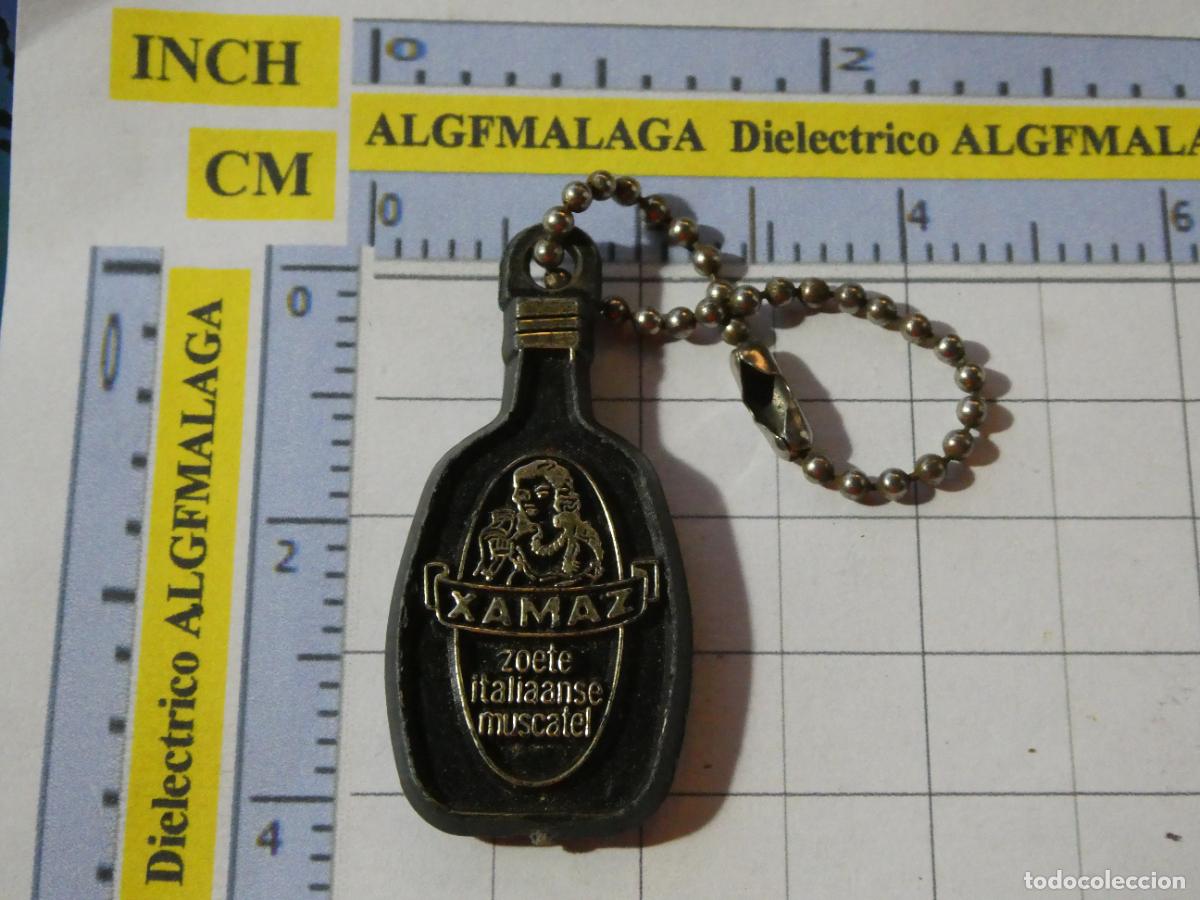 Coleccionismo de llaveros: LLAVERO DE BEBIDAS, BOTELLA VINO DULCE MOSCATEL ITALIANO XAMAZ