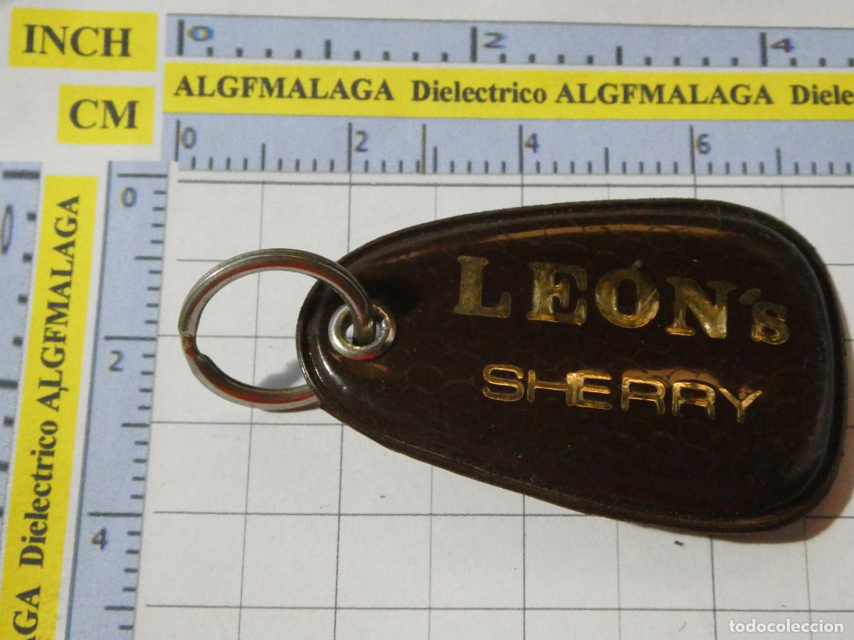 Coleccionismo de llaveros: LLAVERO DE BEBIDAS, VINO SHERRY LEON'S LEON. PUERTO SANTA MAR&Iacute;A C&Aacute;DIZ