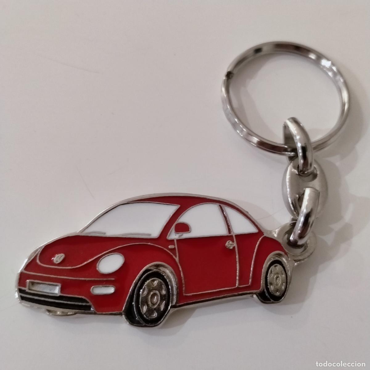 Coleccionismo de llaveros: Llavero volkswagen beatle rojo