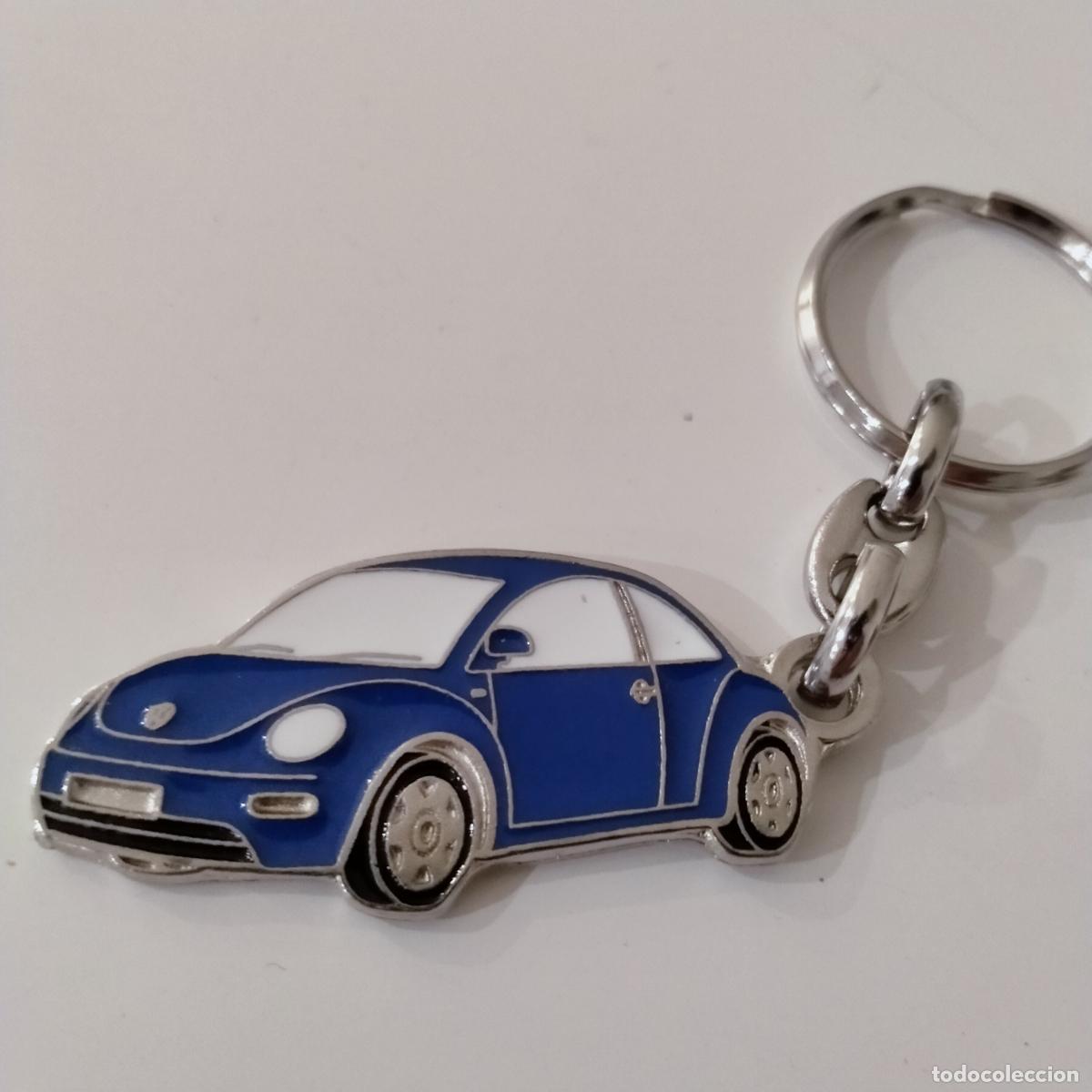 Coleccionismo de llaveros: llavero volkswagen beatle azul