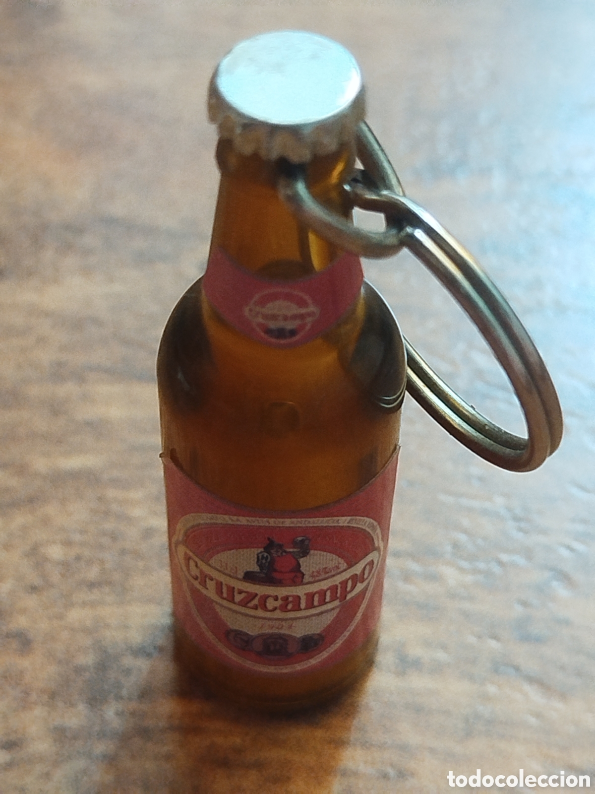Coleccionismo de llaveros: Llavero Botella Cerveza Cruzcampo