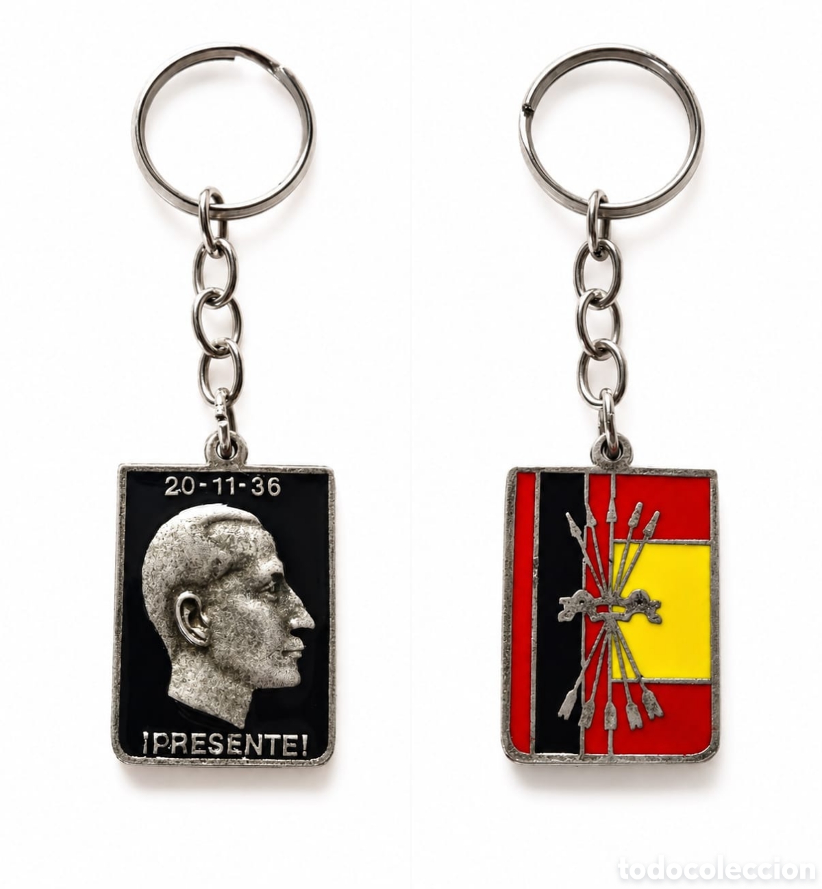 Coleccionismo de llaveros: Llavero jose antonio primo de Rivera falange franco espa&ntilde;a