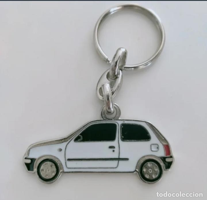 Coleccionismo de llaveros: Llavero Nissan micra blanco
