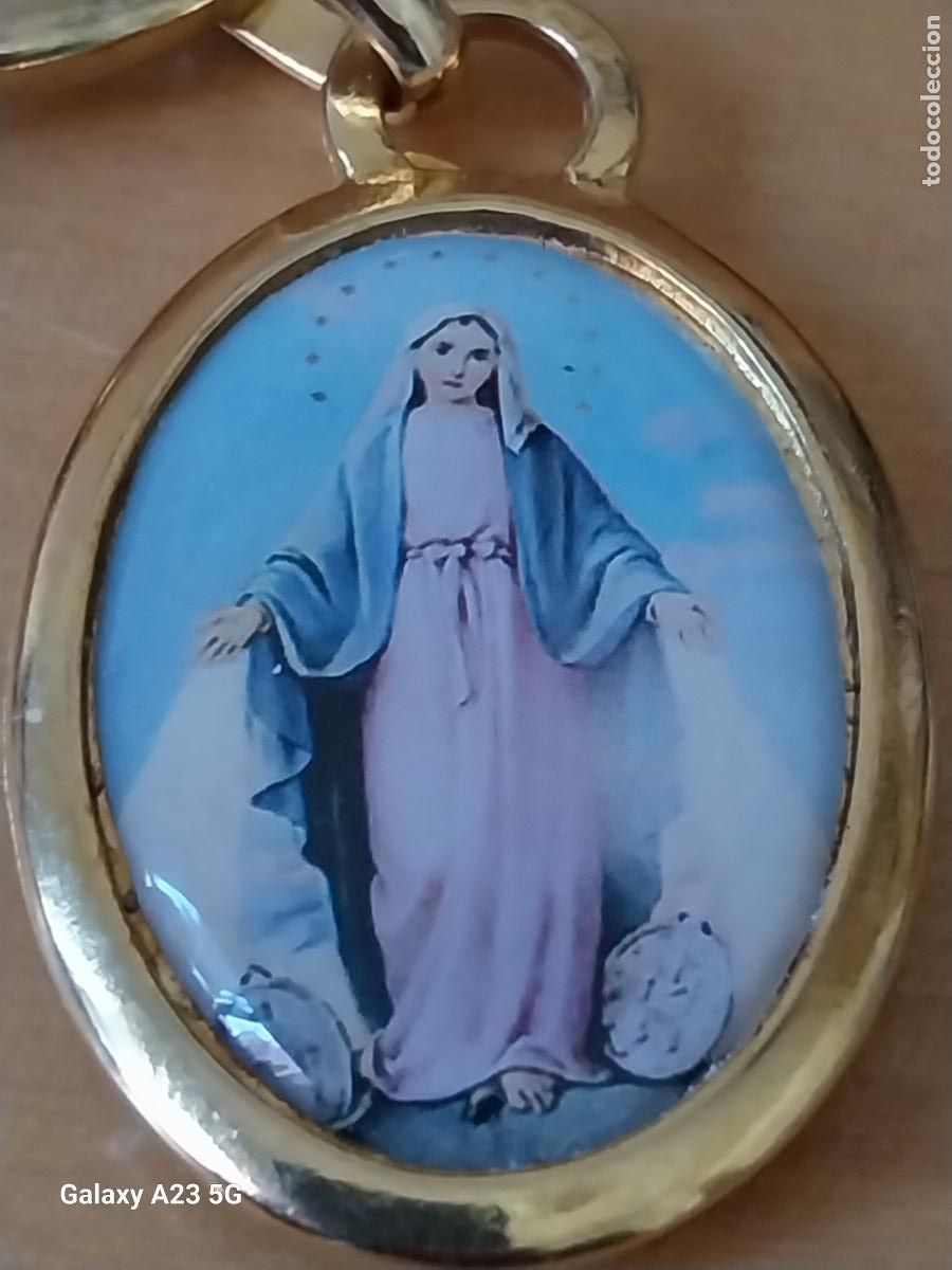 Coleccionismo de llaveros: INMACULADA CONCEPCION LLAVERO GOTA METAL DORADO 4.7CMS ALTO
