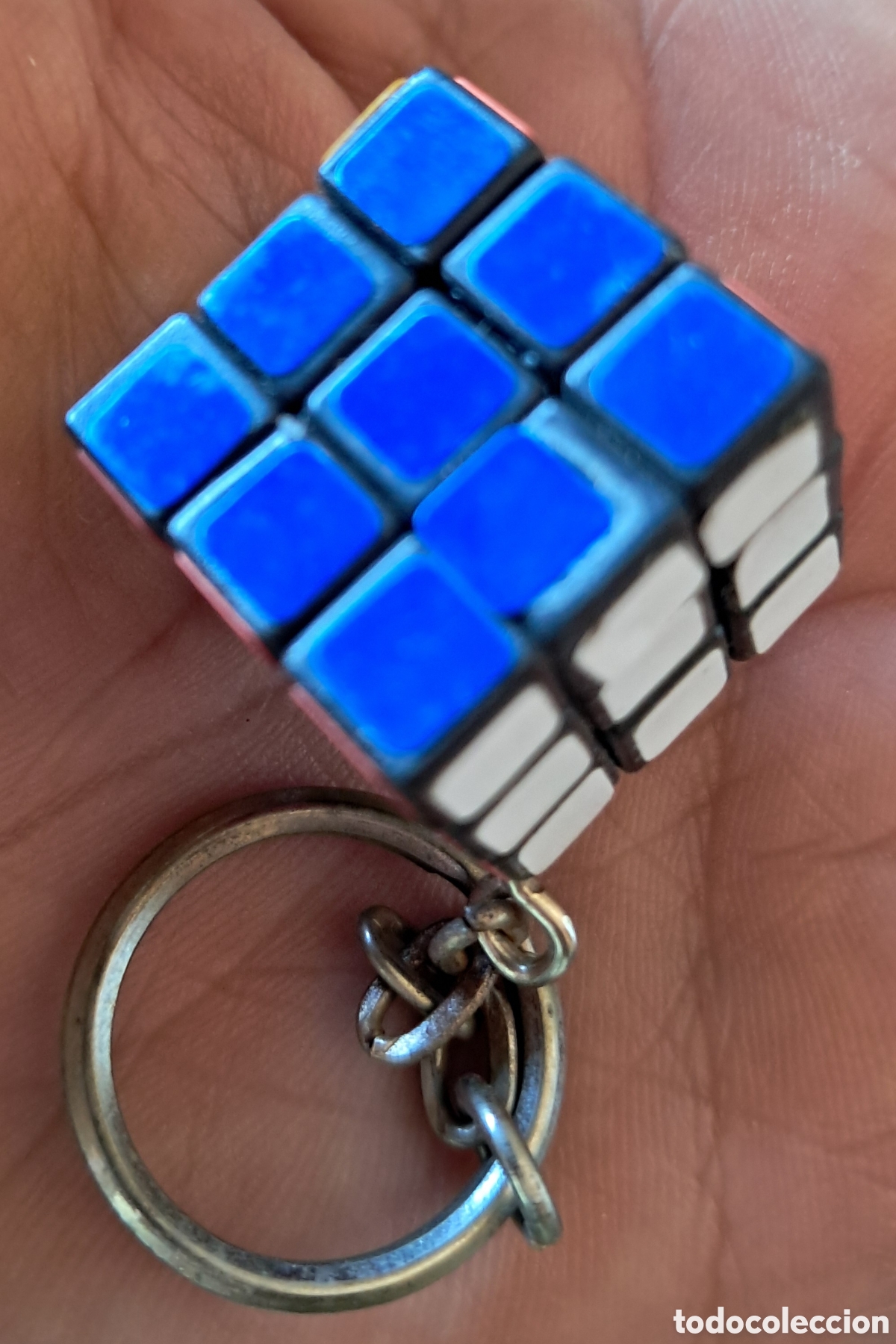 Coleccionismo de llaveros: Cubo de Rubik llavero a&ntilde;os 80