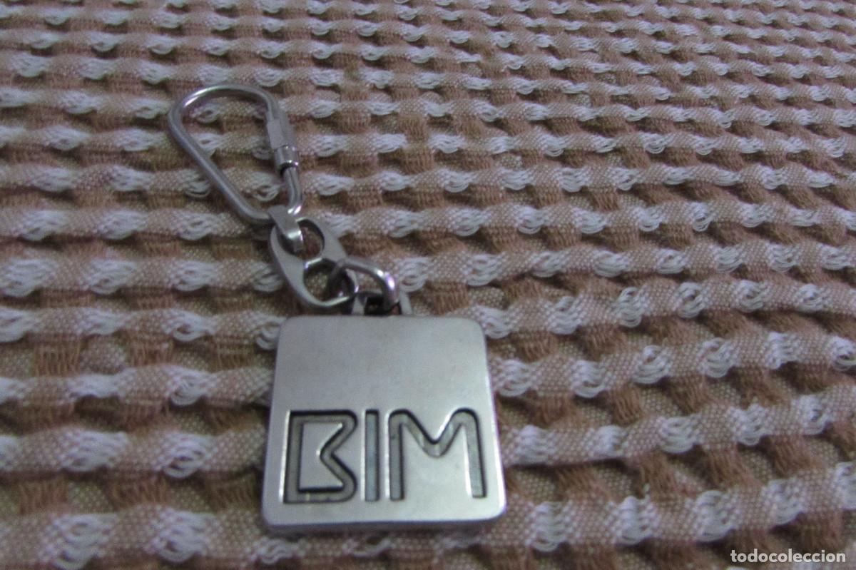 Coleccionismo de llaveros: LLAVERO DE METAL BIM