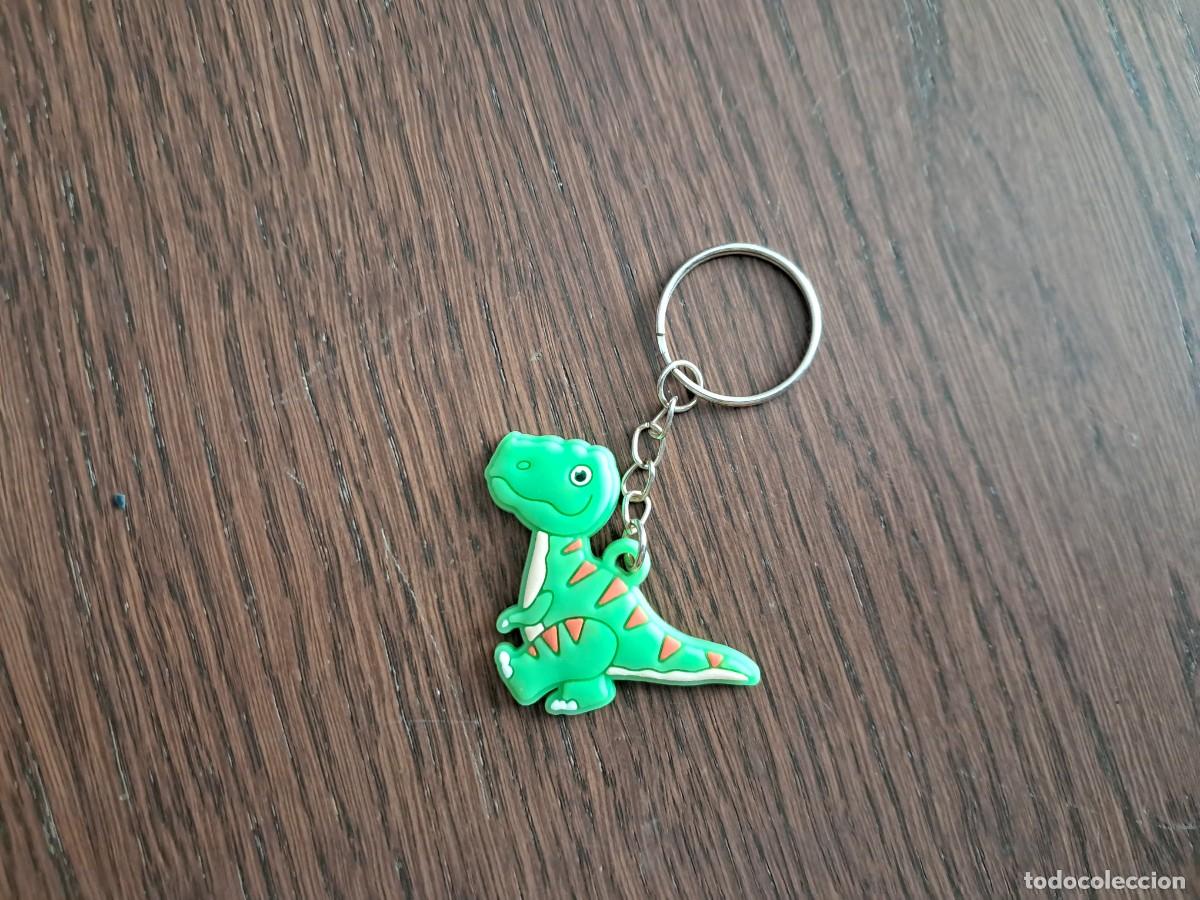 Coleccionismo de llaveros: llavero de pl&aacute;stico, dinosaurio.