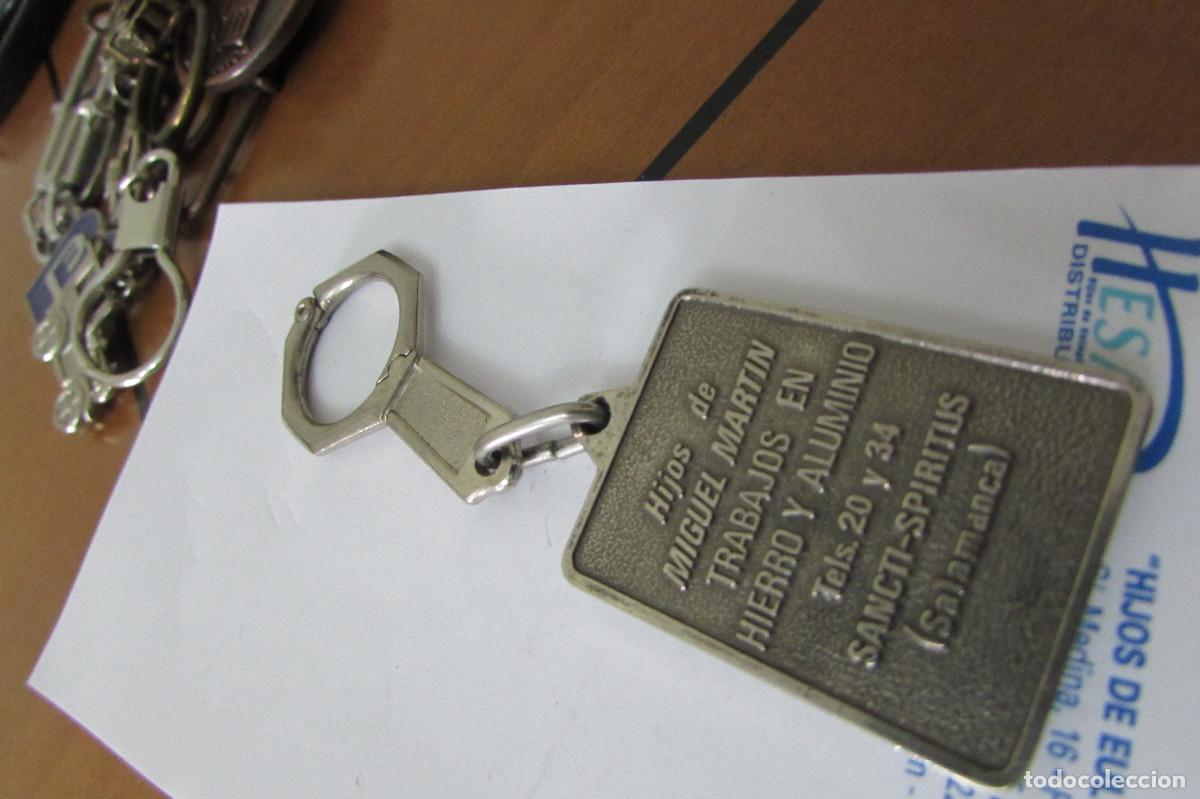 Coleccionismo de llaveros: HIJOS DE MIGUEL MARTIN TRABAJOS EN HIERRO Y ALUMINIO SANCTI-SPIRITUS SALAMANCA