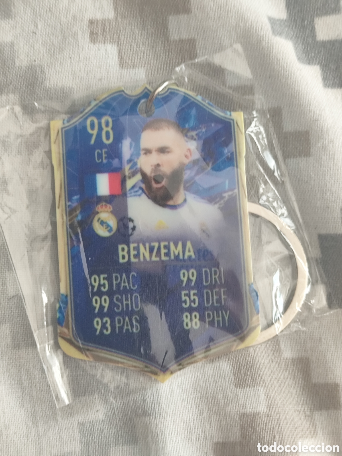 Coleccionismo de llaveros: Llavero Benzema Real Madrid