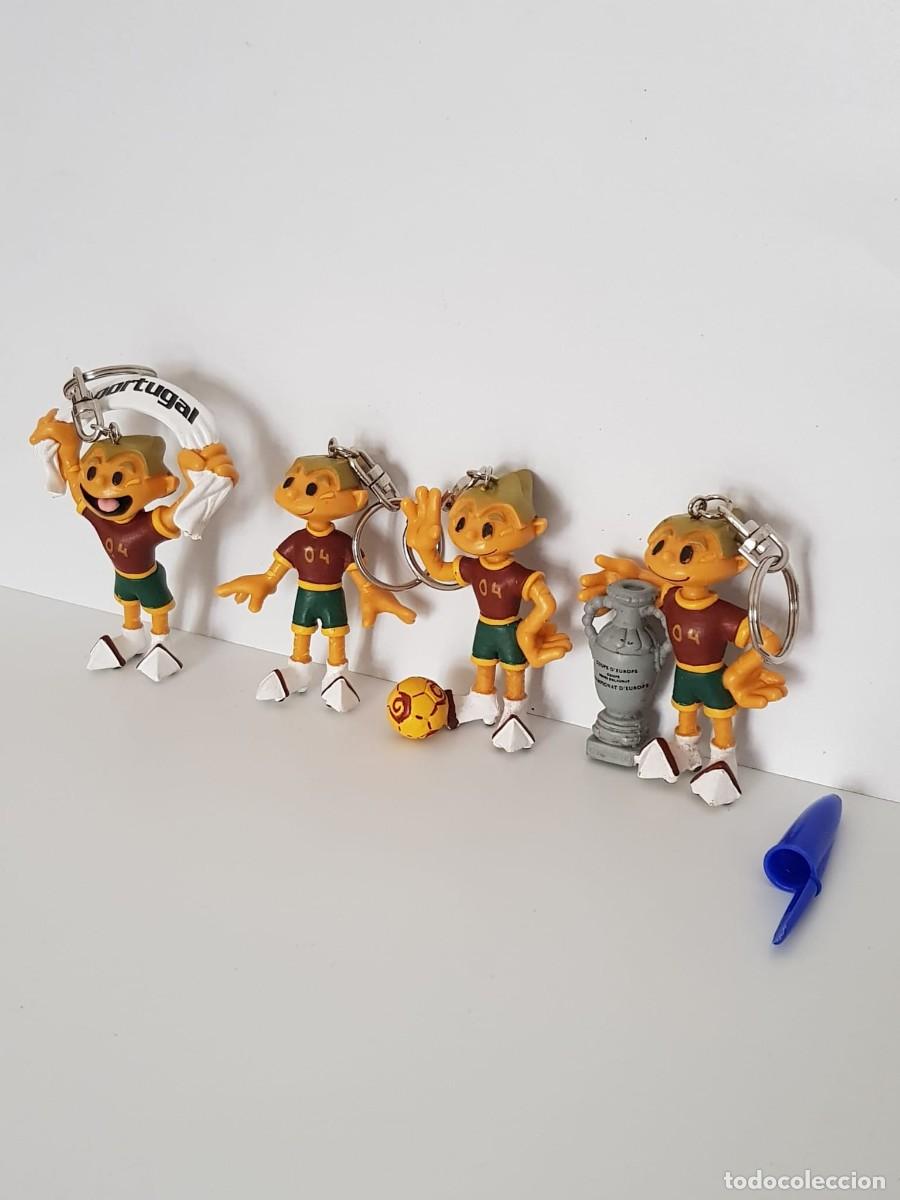 Coleccionismo de llaveros: Kinas EURO 2004 porta-chaves (6 cm) - Cole&ccedil;&atilde;o completa (4/4)