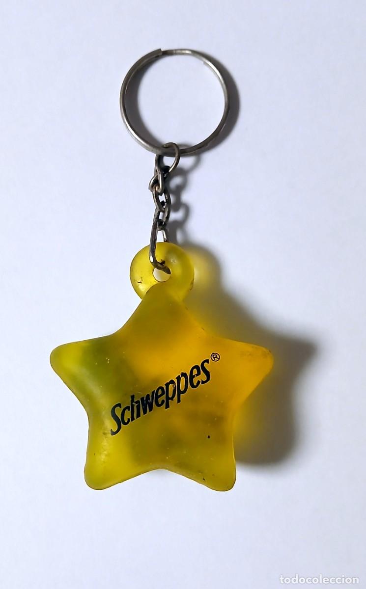 Coleccionismo de llaveros: Llavero Schweppes Estrella Amarilla . T&oacute;nica.