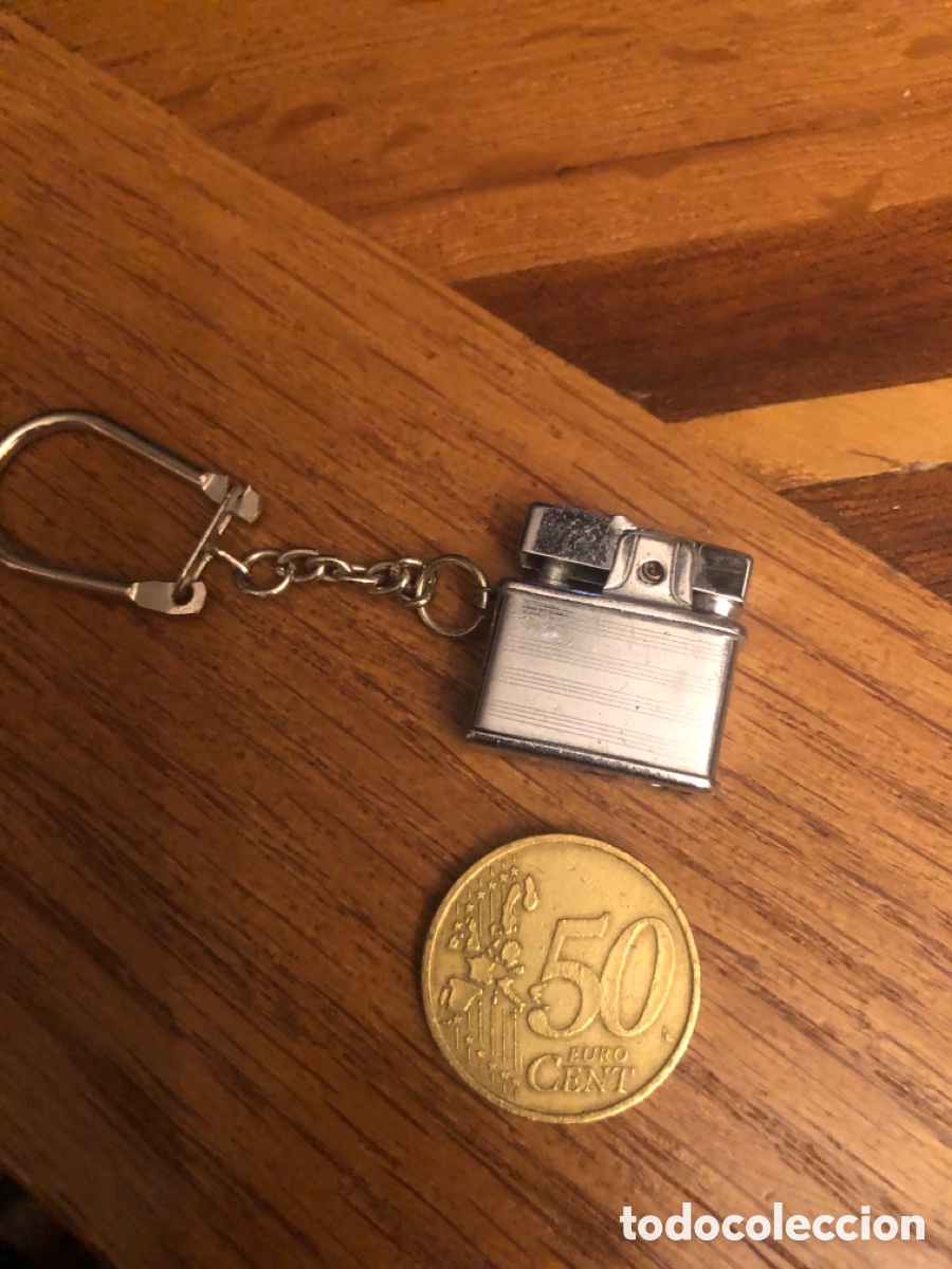 Colecionismo de porta-chaves: Antiguo peque&ntilde;o mechero llavero, Prince Midget